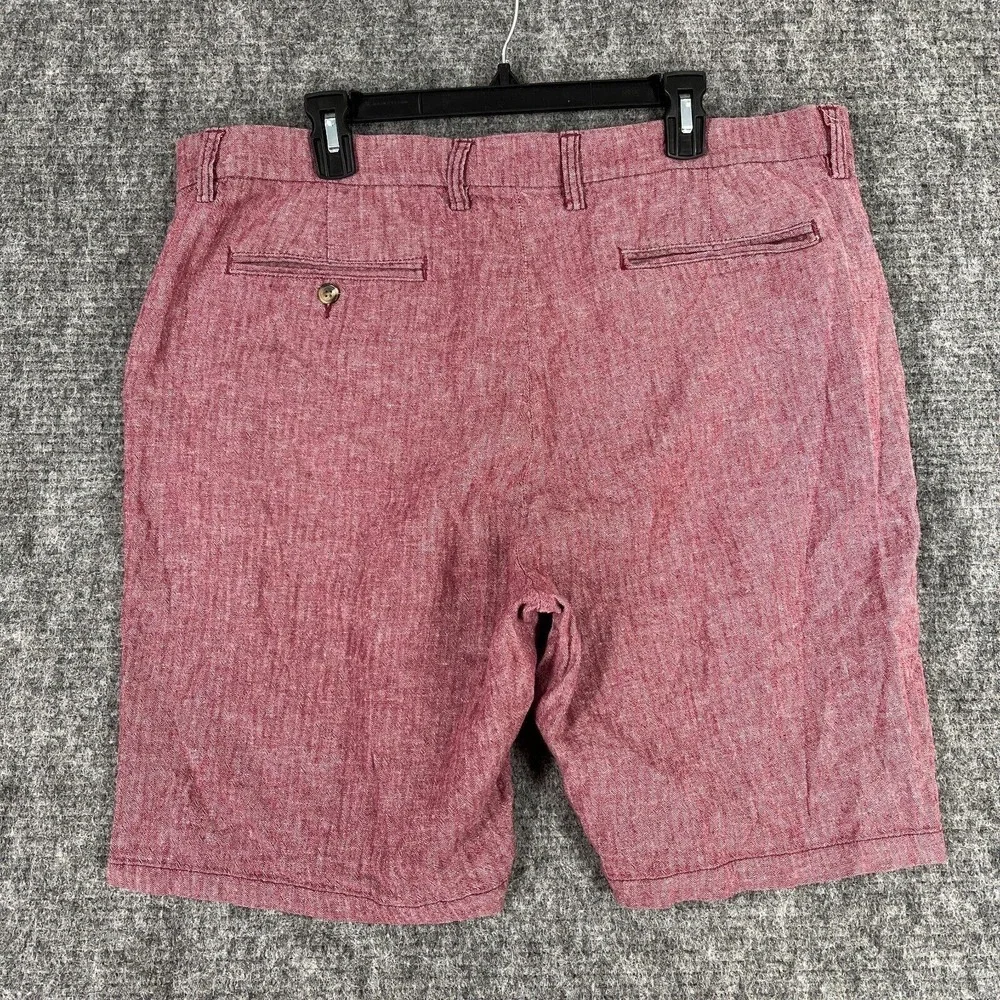 Old Navy Shorts Mens 38 Linen Slim Fit Chino Coastal Minimal Resort Classic‎